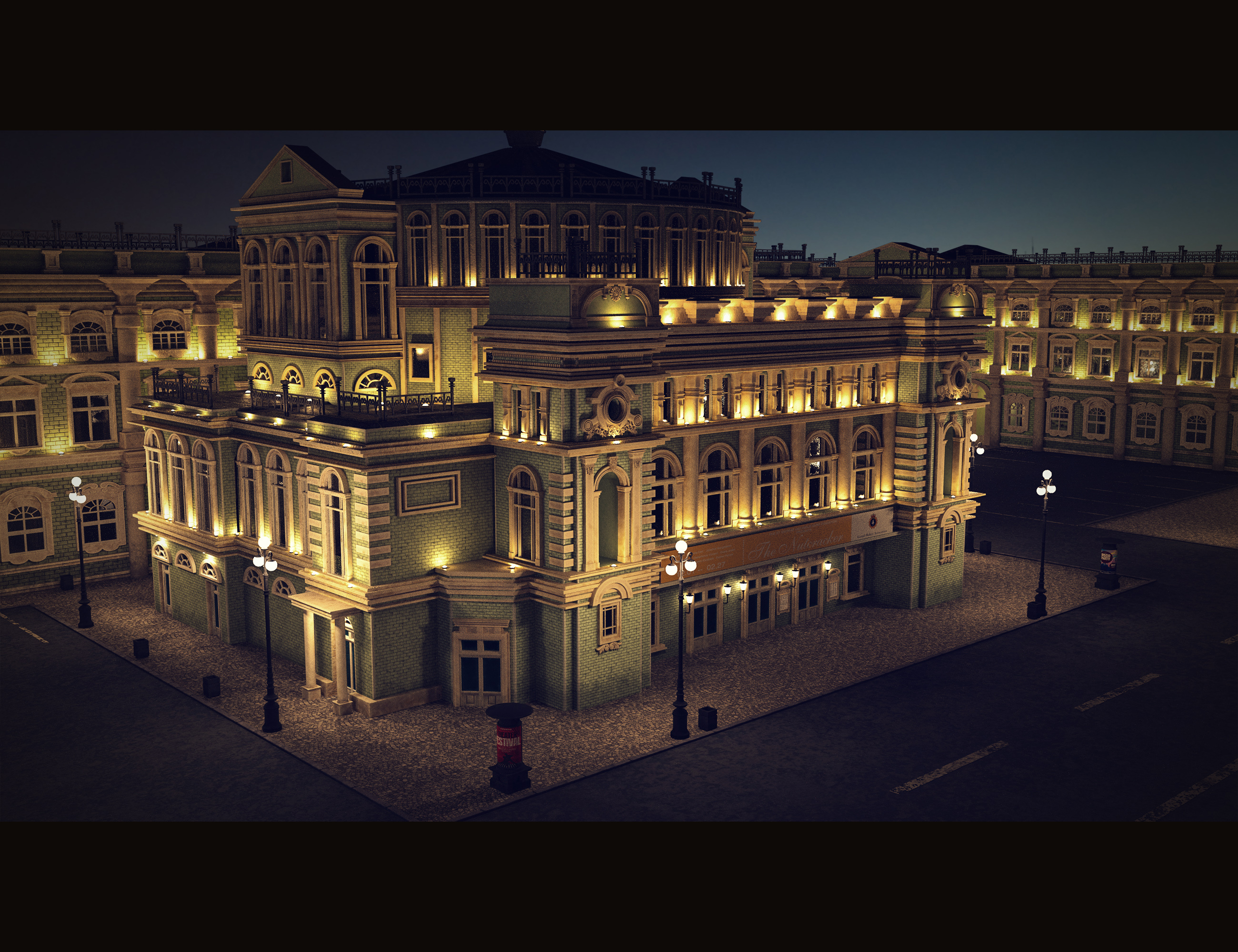The Royal Opera Building by: Polish, 3D Models by Daz 3D