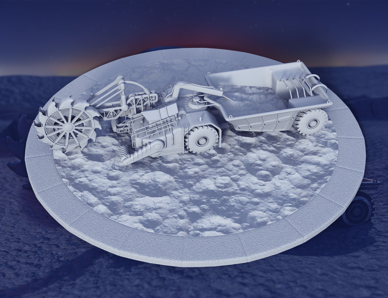 Moon Mining Machine by: ForbiddenWhispersDavid Brinnen, 3D Models by Daz 3D