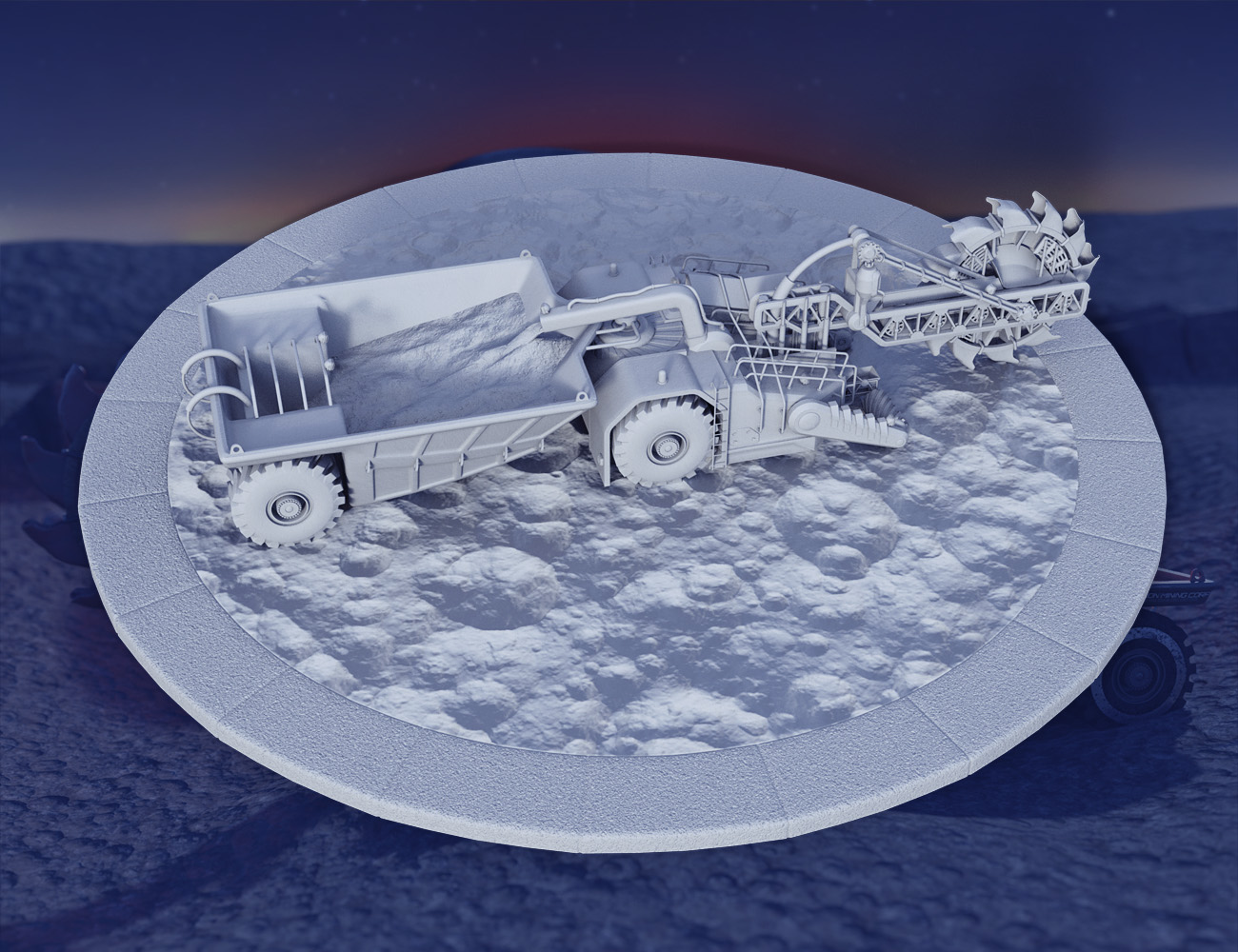 Moon Mining Machine Moon Mining Machine by: ForbiddenWhispersDavid Brinnen, 3D Models by Daz 3D
