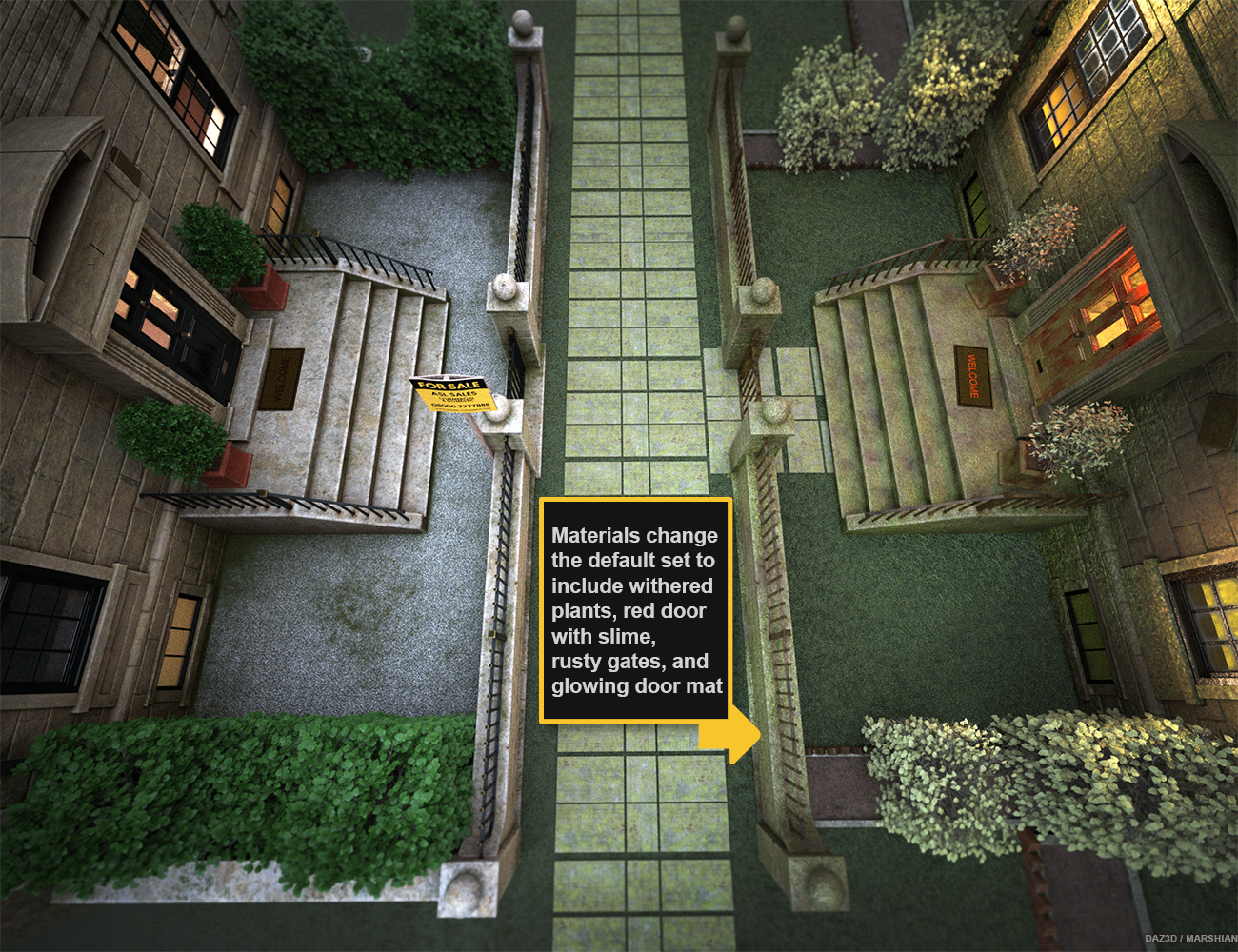 Grovebrook House: A Haunted Add-On Grovebrook House: A Haunted Add-On by: Marshian, 3D Models by Daz 3D