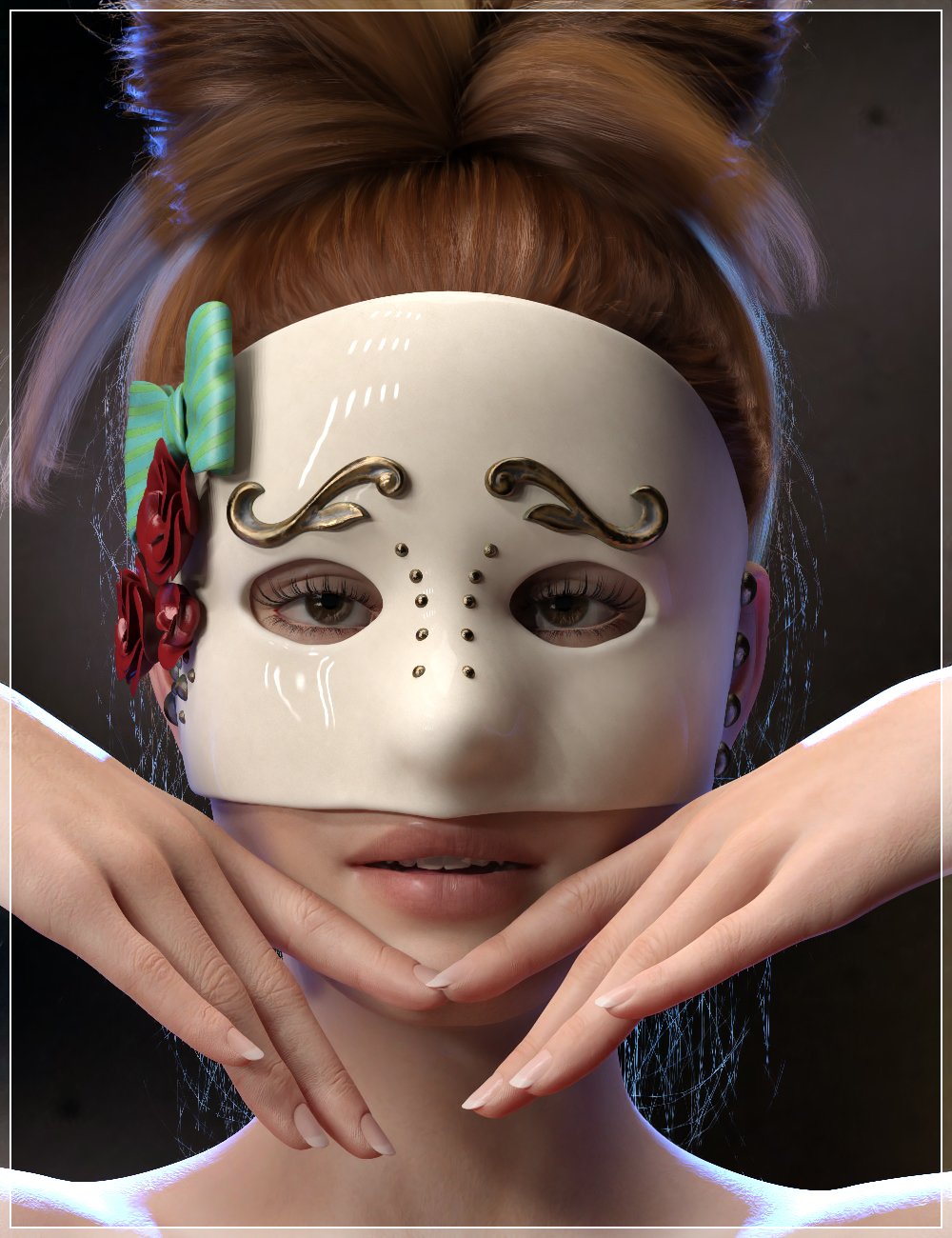 ND Elegant Masks for Genesis 8 Female by: Nathy, 3D Models by Daz 3D
