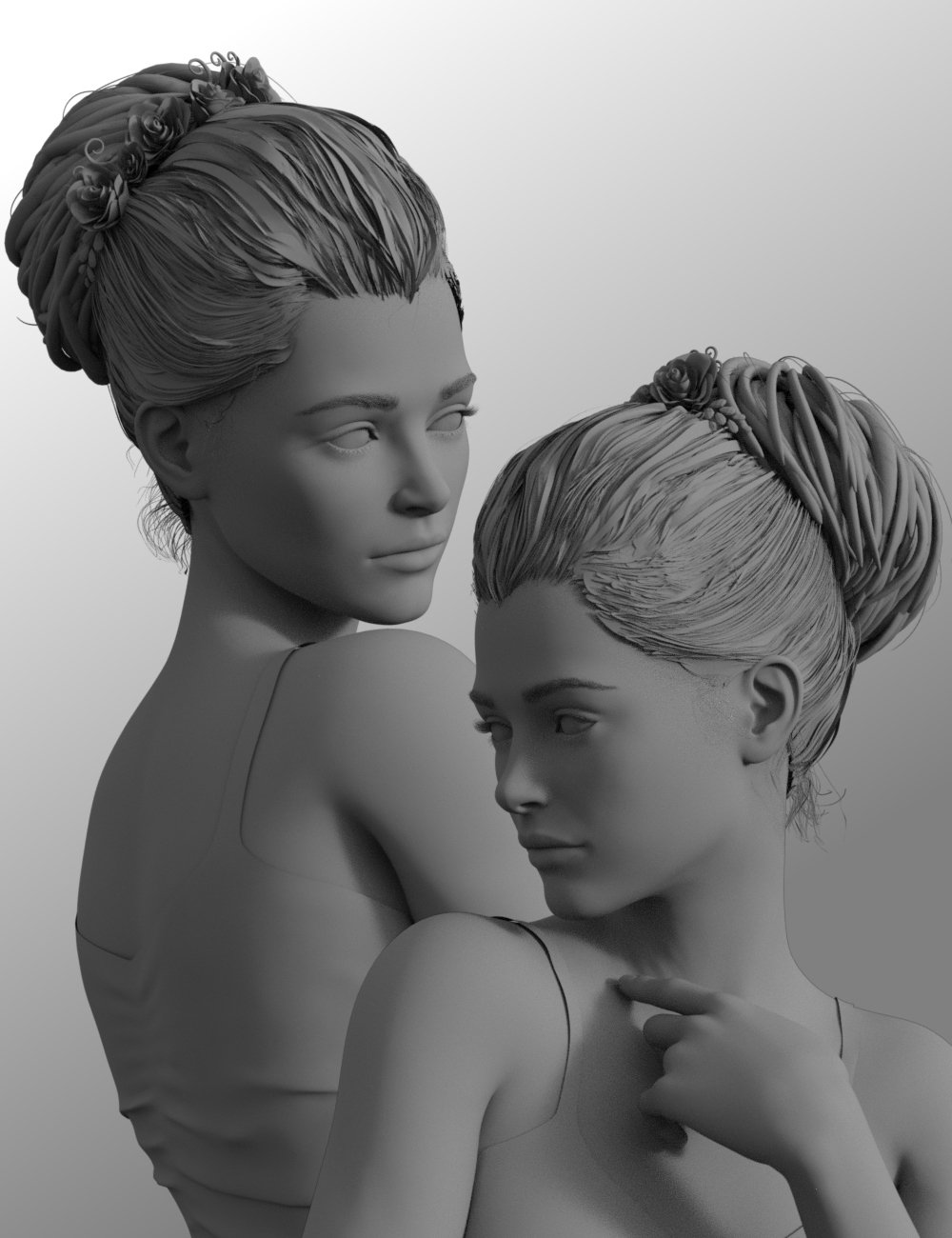 Rose Noel Updo for Genesis 8 and 8.1 Females Rose Noel Updo for Genesis 8 and 8.1 Females by: Neftis3D, 3D Models by Daz 3D