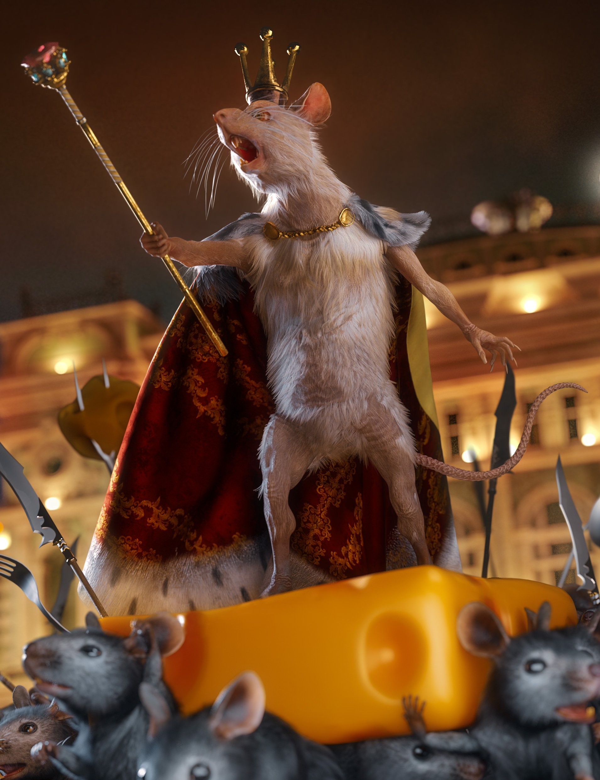 The Nutcracker's Mouse King Bundle by: , 3D Models by Daz 3D