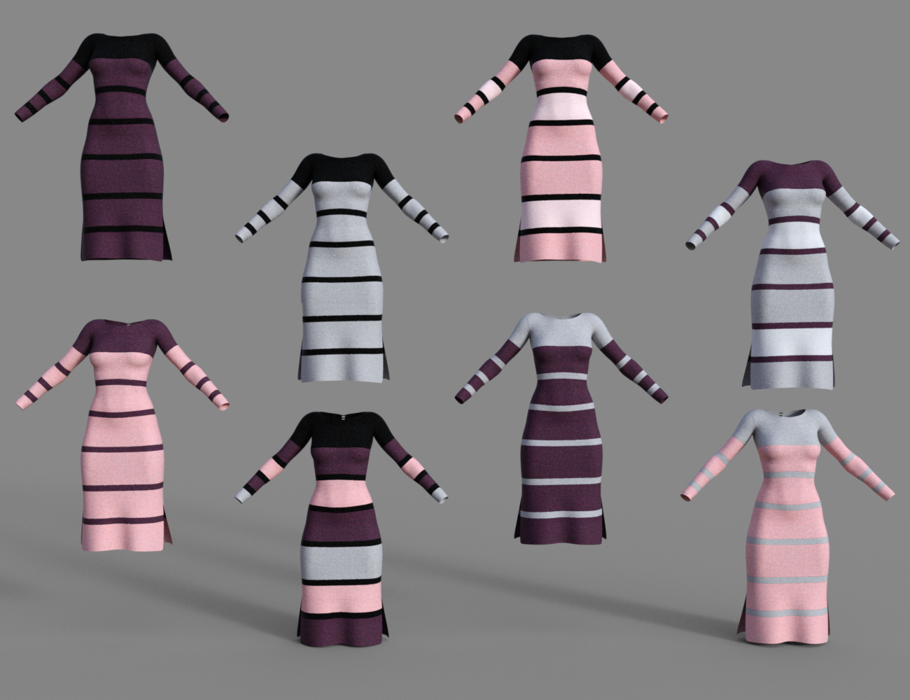 Comfy Ribbed Dress for Genesis 8.1 Female Comfy Ribbed Dress for Genesis 8.1 Female by: ImagineXIllumination, 3D Models by Daz 3D