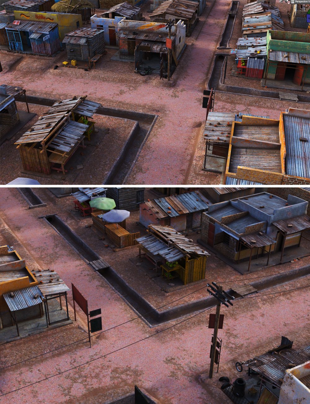 Village for Young Kola Zadu Village for Young Kola Zadu by: Afro3D, 3D Models by Daz 3D