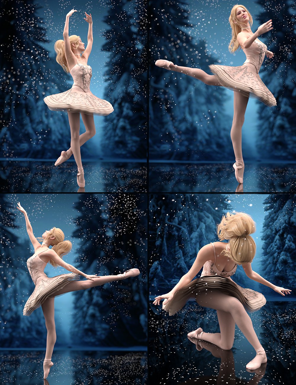 Timeless Ballet Poses and Expressions for Genesis 8 and 8.1 Timeless Ballet Poses and Expressions for Genesis 8 and 8.1 by: 3D Sugar, 3D Models by Daz 3D