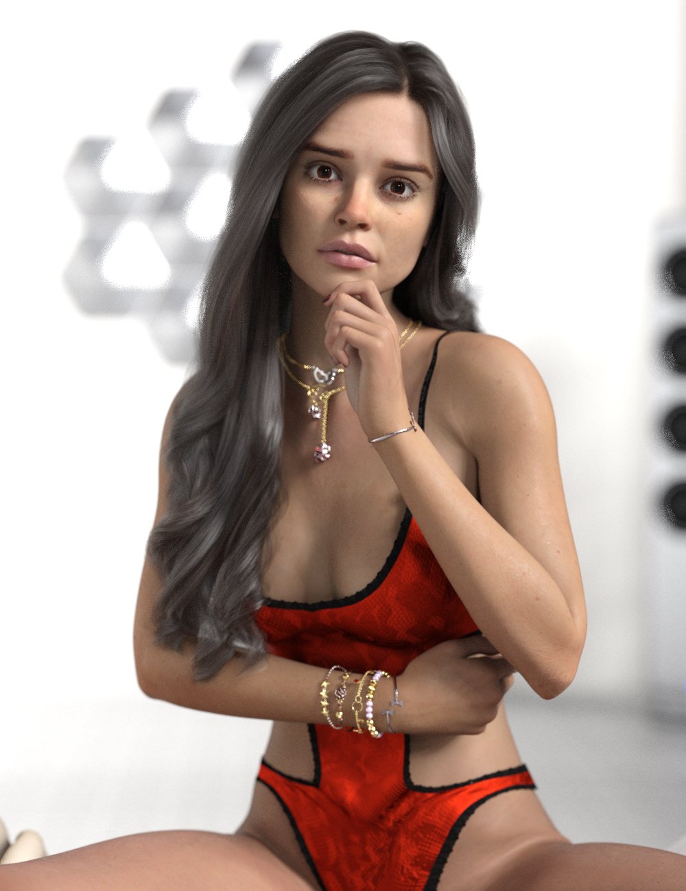 Eva Valentina HD For Genesis 8.1 Female by: iSourceTextures, 3D Models by Daz 3D