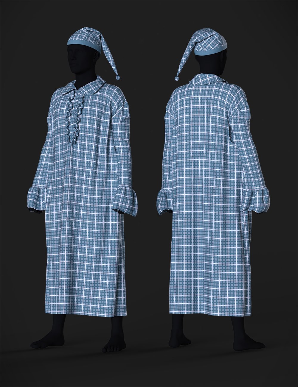 dForce Ebenezer Scrooge NightDress Outfit Textures dForce Ebenezer Scrooge NightDress Outfit Textures by: Beautyworks, 3D Models by Daz 3D