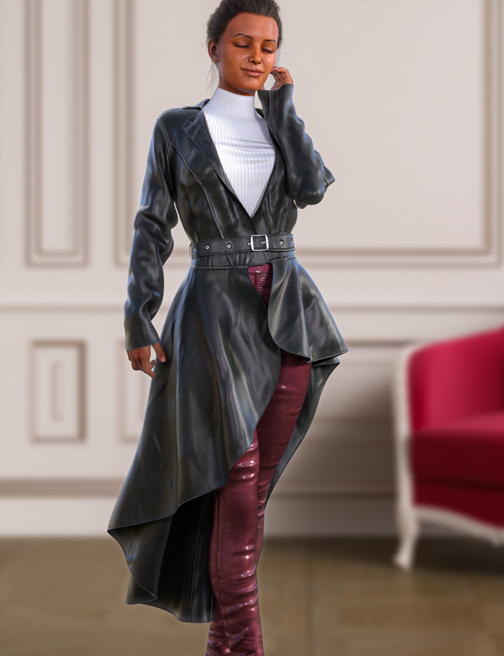 Winter On Doors Outfit for Genesis 8 and 8.1 Females by: fefecoolyellow, 3D Models by Daz 3D
