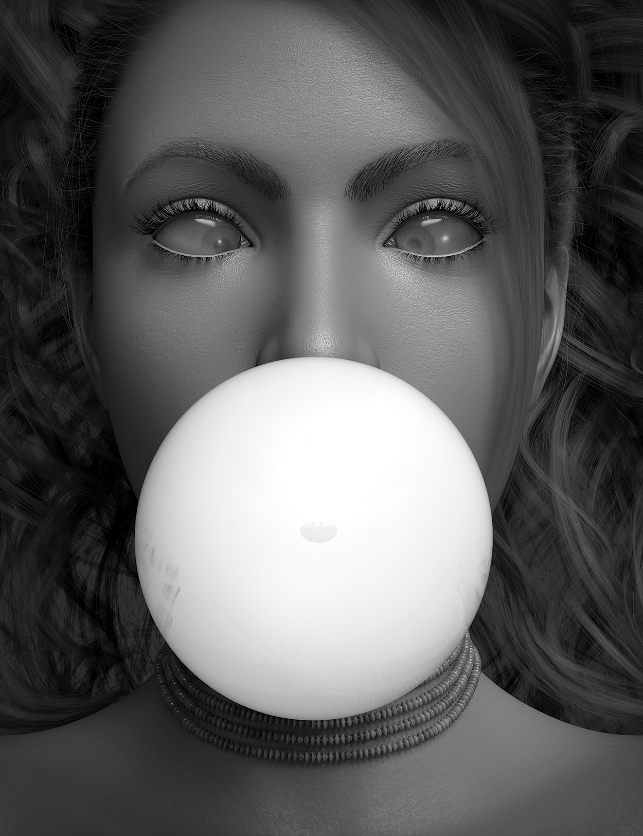 Double Bubble Gum Bubble by: Lyoness, 3D Models by Daz 3D