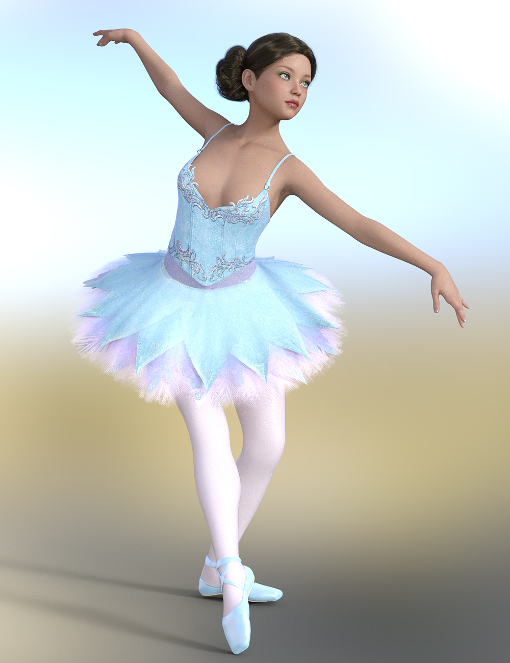 dForce Classic Ballet Outfit Textures Vol 2