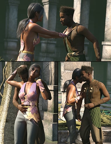 Forsaken Temple Promises Poses for Genesis 8 Forsaken Temple Promises Poses for Genesis 8 by: FeralFey, 3D Models by Daz 3D