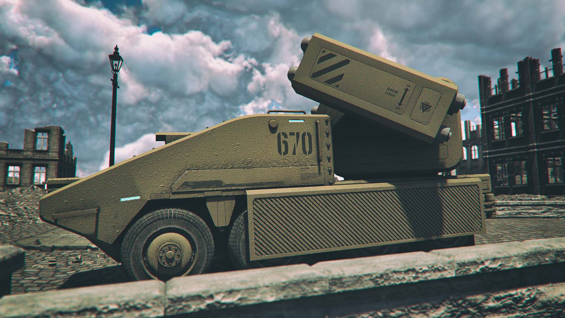 Missile Launcher Truck by: Mely3D, 3D Models by Daz 3D