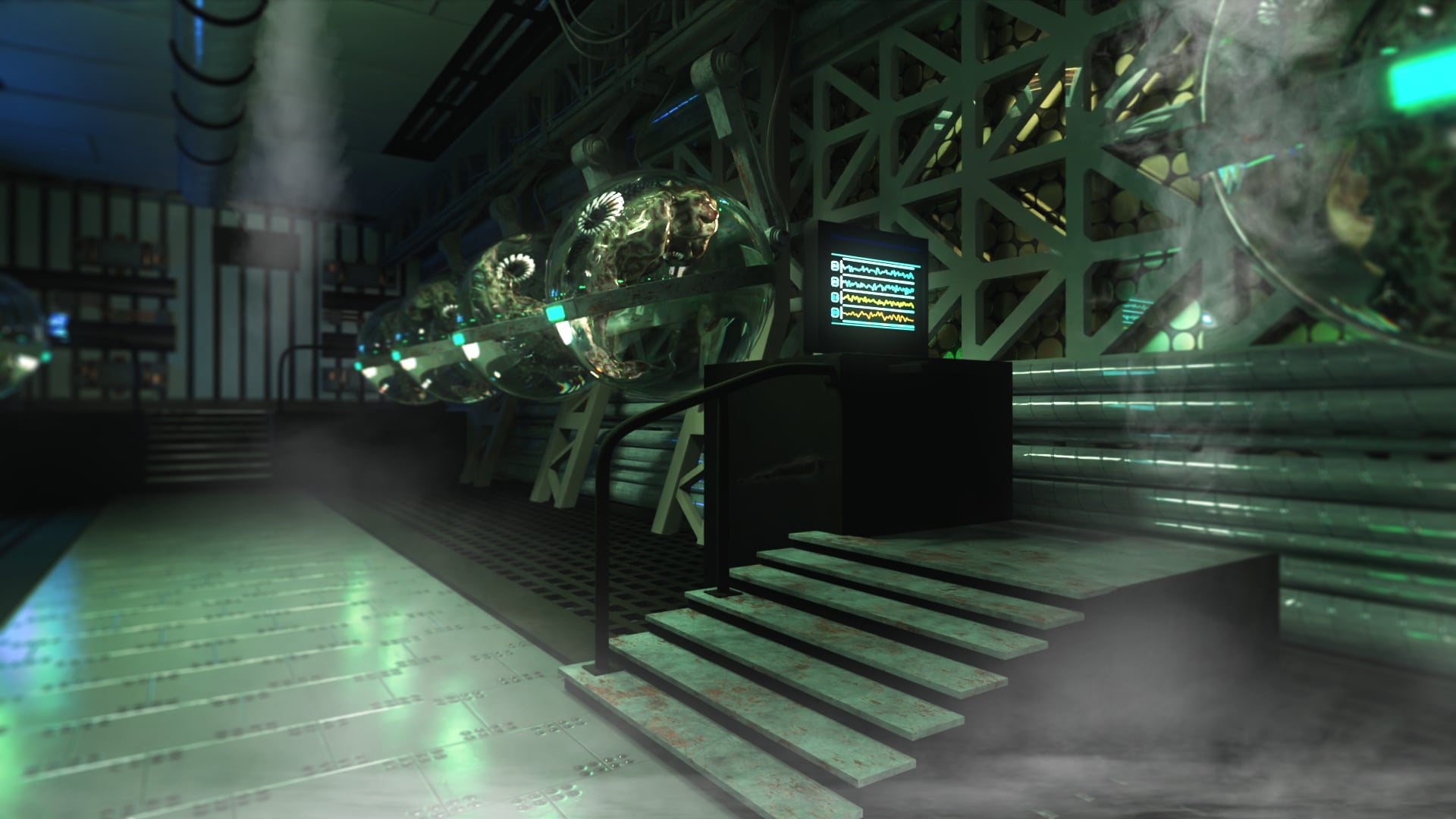 Cryo Sphere Lab | Daz 3D
