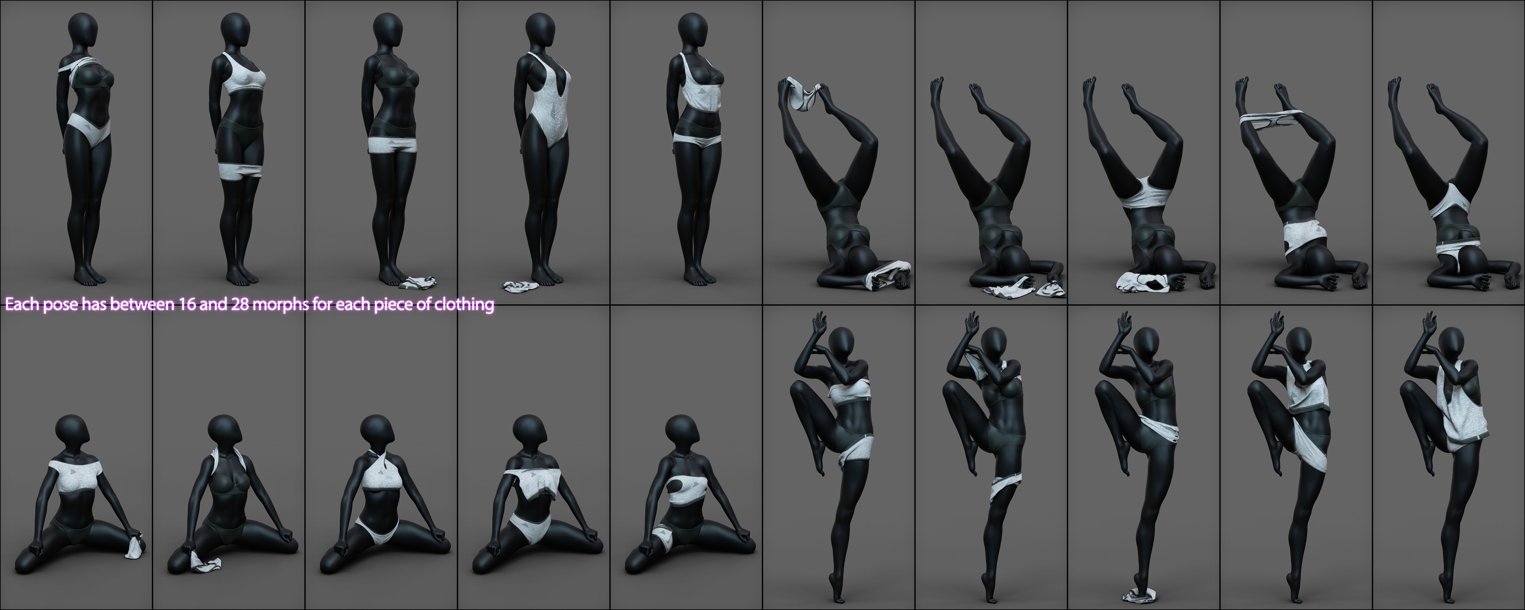 Expressive Art Poses and Zero One Clothes and Morphs Vol. 1 for Genesis 8 and 8.1 Females Expressive Art Poses and Zero One Clothes and Morphs Vol. 1 for Genesis 8 and 8.1 Females by: Aeon Soul, 3D Models by Daz 3D