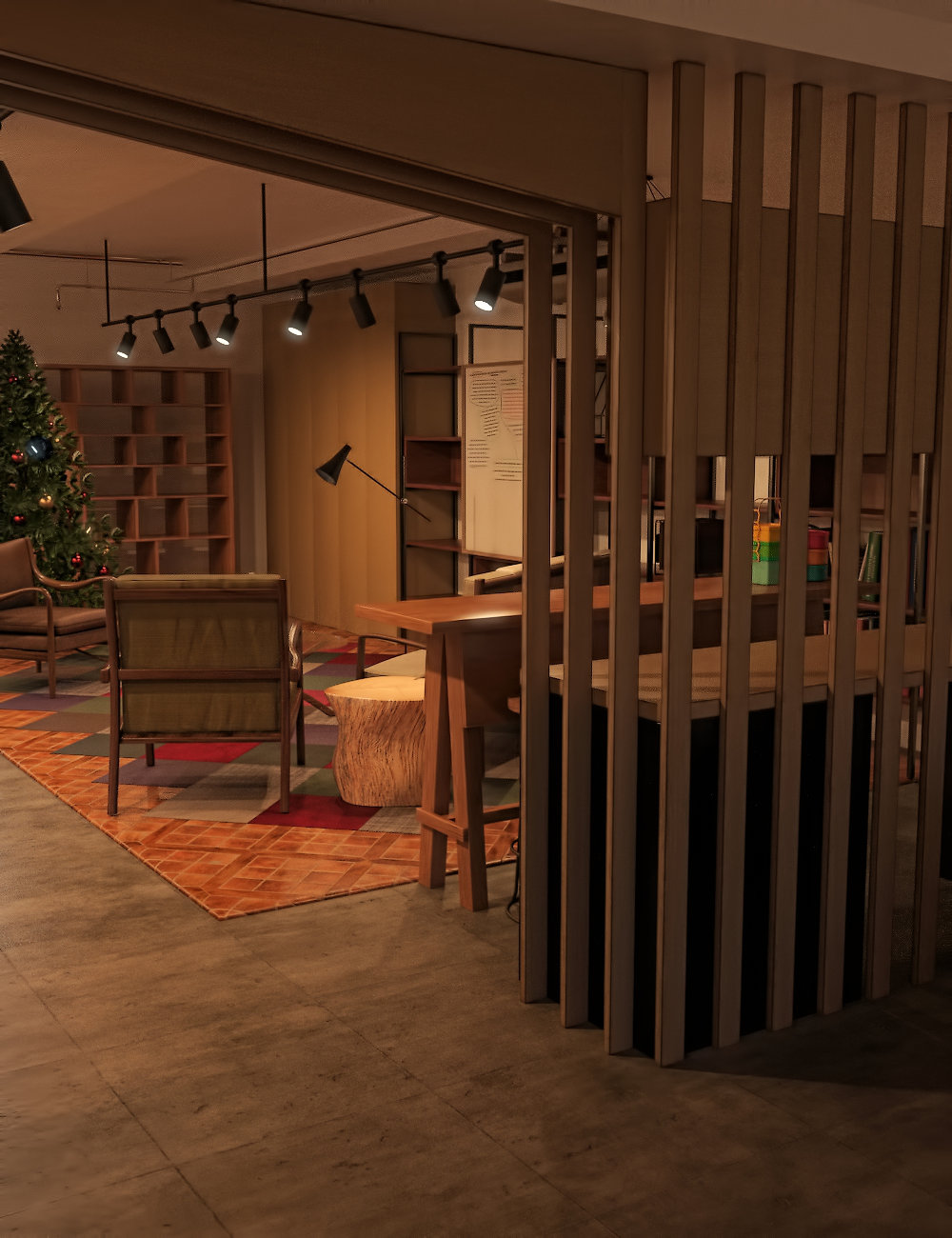 FG Industrial Rustic Office by: Ironman, 3D Models by Daz 3D