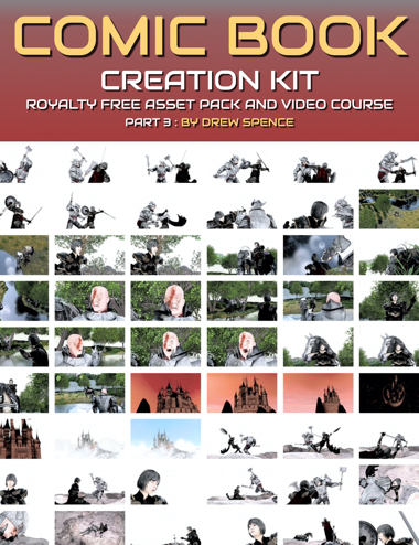 Comic Book Creation Kit Part 3 by: Digital Art LiveGriffin Avid, 3D Models by Daz 3D