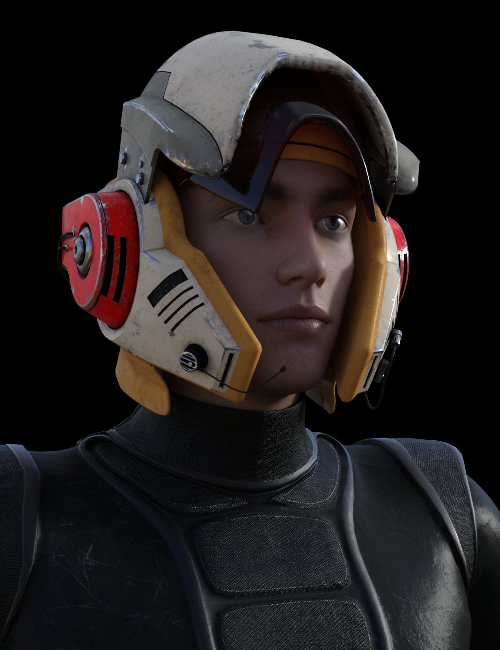 TALON V-Wing Pilot Helmet for Genesis 8 by: Talon, 3D Models by Daz 3D