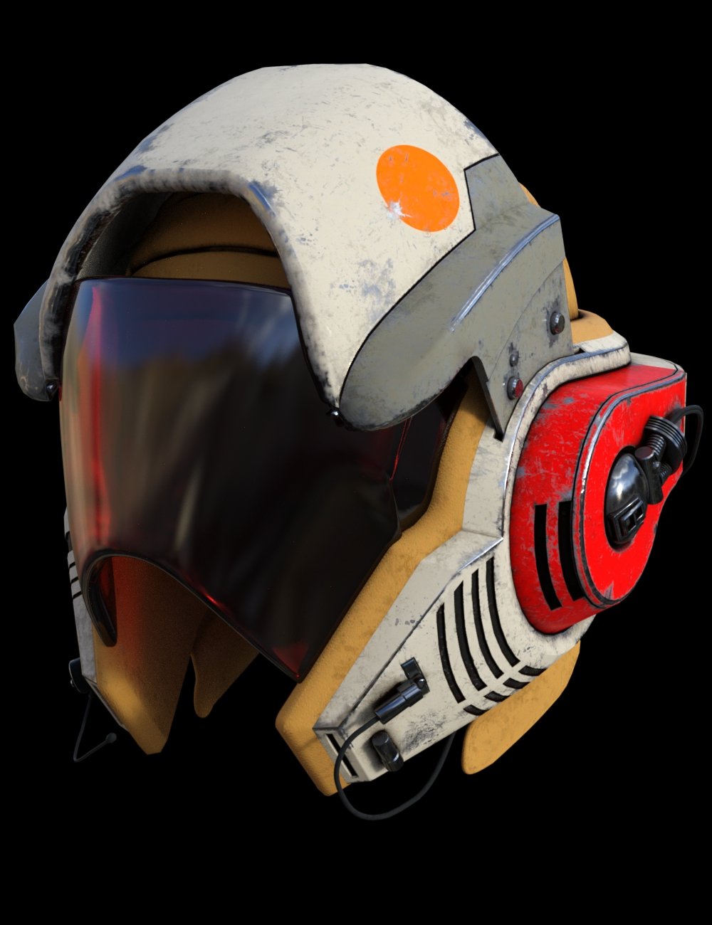 TALON V-Wing Pilot Helmet for Genesis 8 | Daz 3D