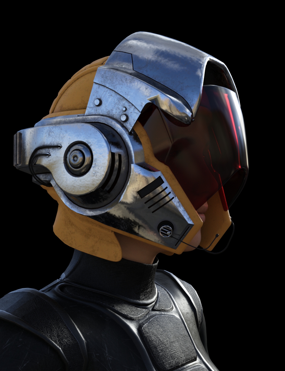 TALON V-Wing Pilot Helmet for Genesis 8 | Daz 3D