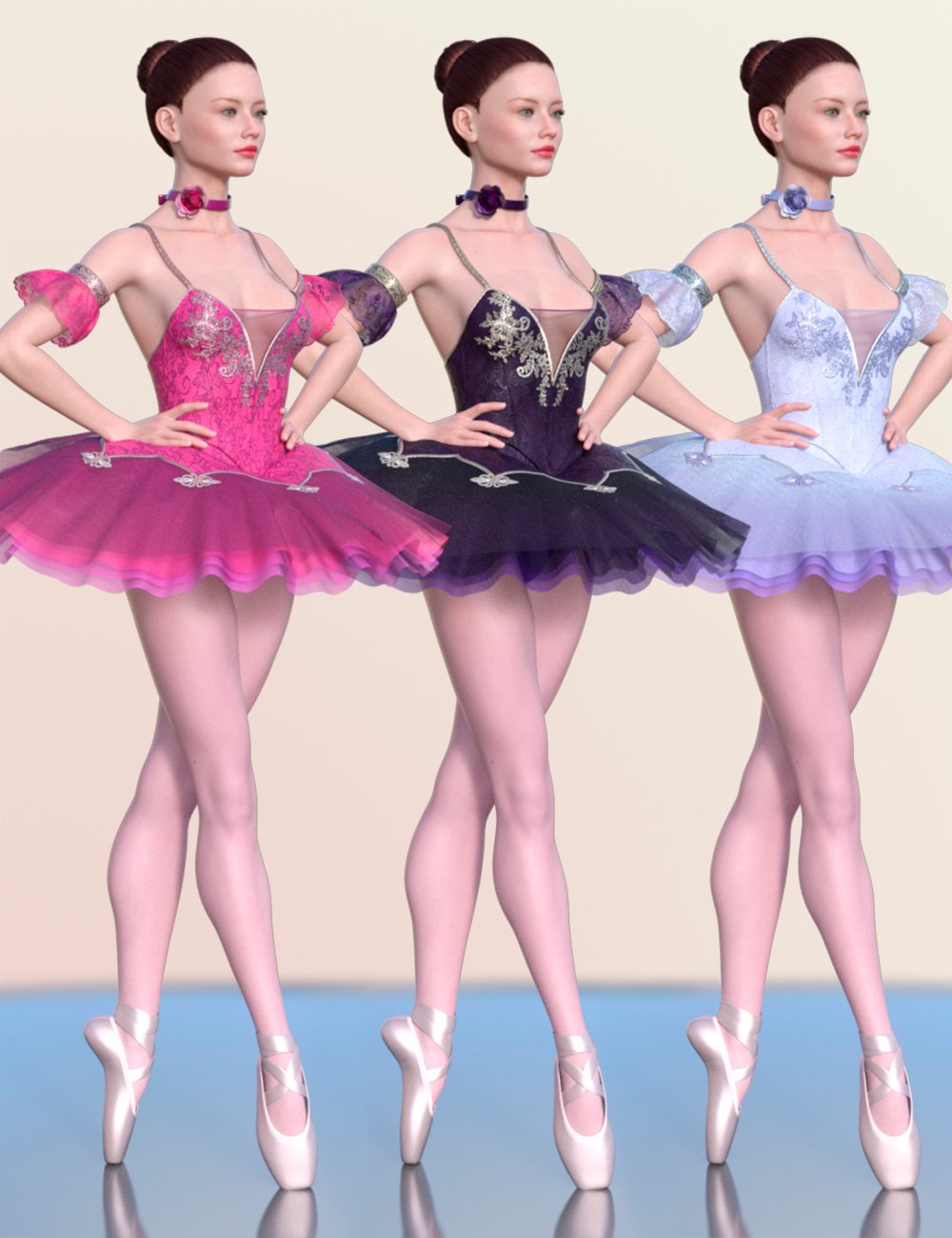 Ballet Icon Gala Outfits for Genesis 8.1 Female and Genesis 8.1 Male ...