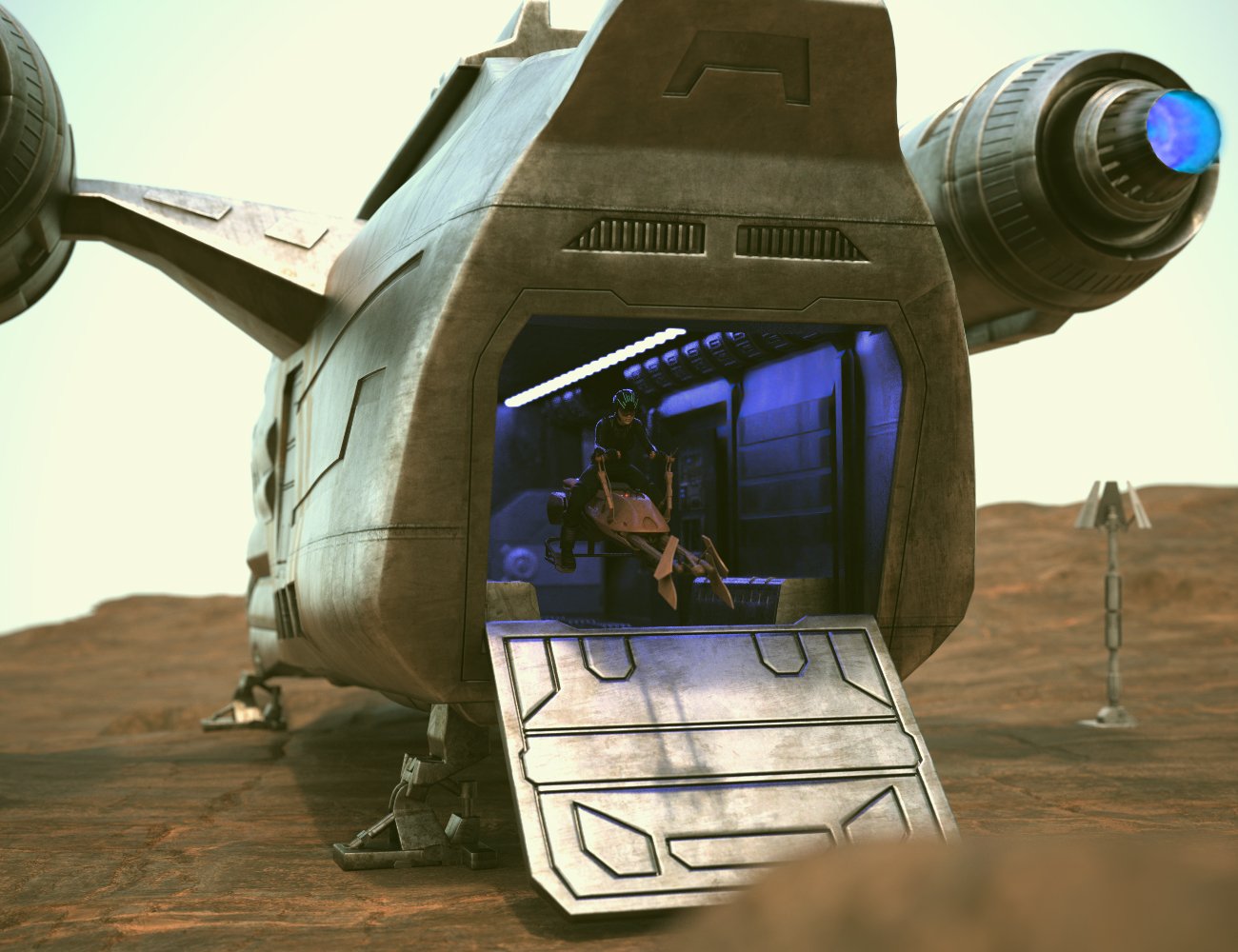 Interplanetary Spaceship Interplanetary Spaceship by: Charlie, 3D Models by Daz 3D