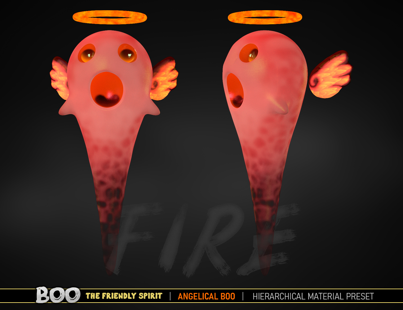 Boo the Friendly Spirit by: FenixPhoenixEsid, 3D Models by Daz 3D