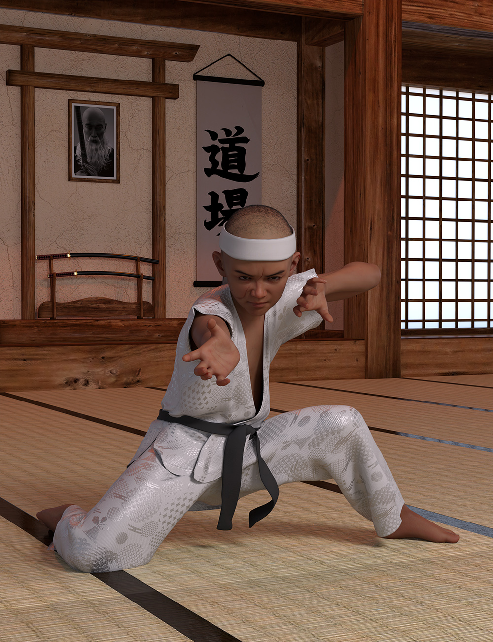 IGD Lil Wushu poses For Kayden 8.1 by: Islandgirl, 3D Models by Daz 3D