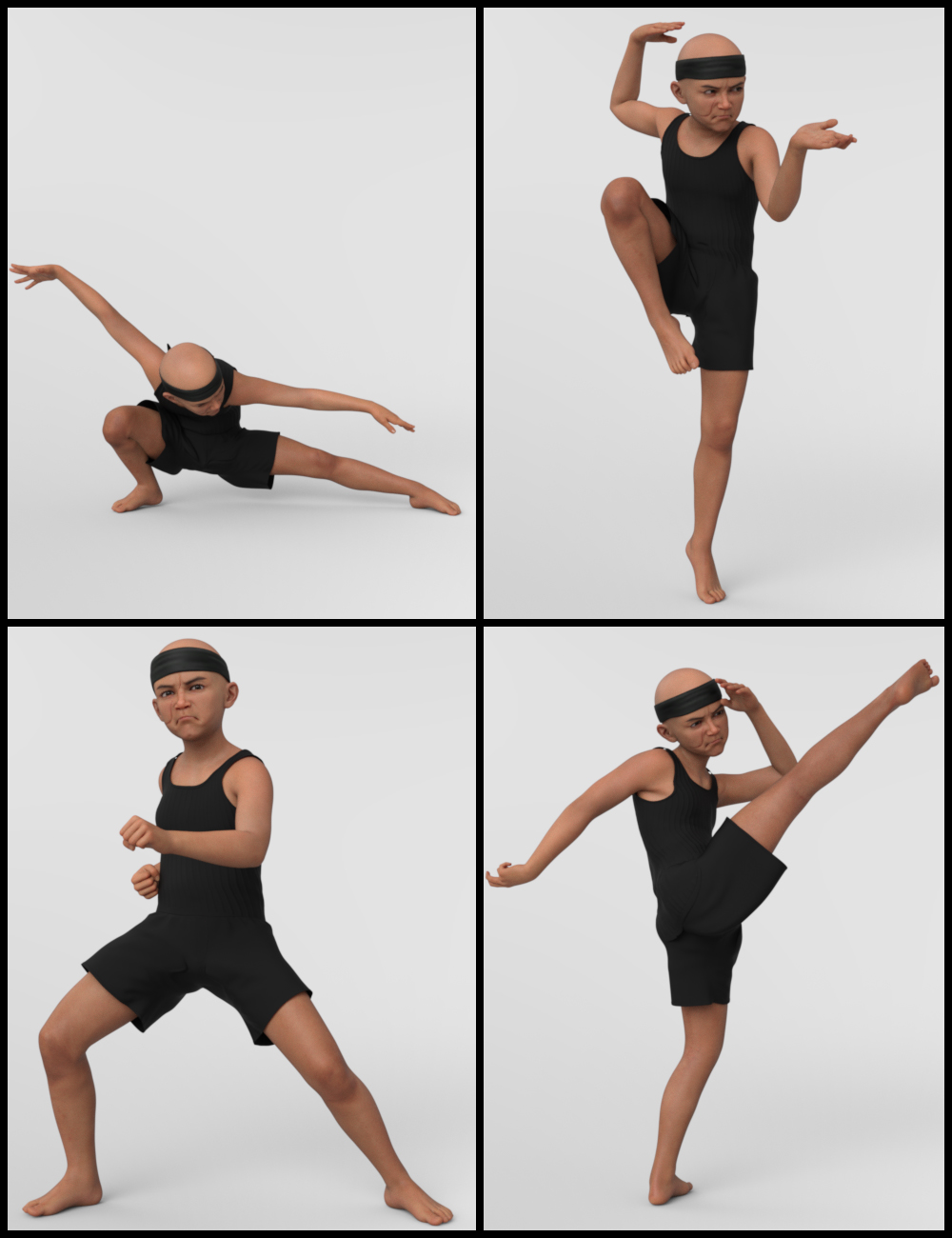 IGD Lil Wushu poses For Kayden 8.1 by: Islandgirl, 3D Models by Daz 3D
