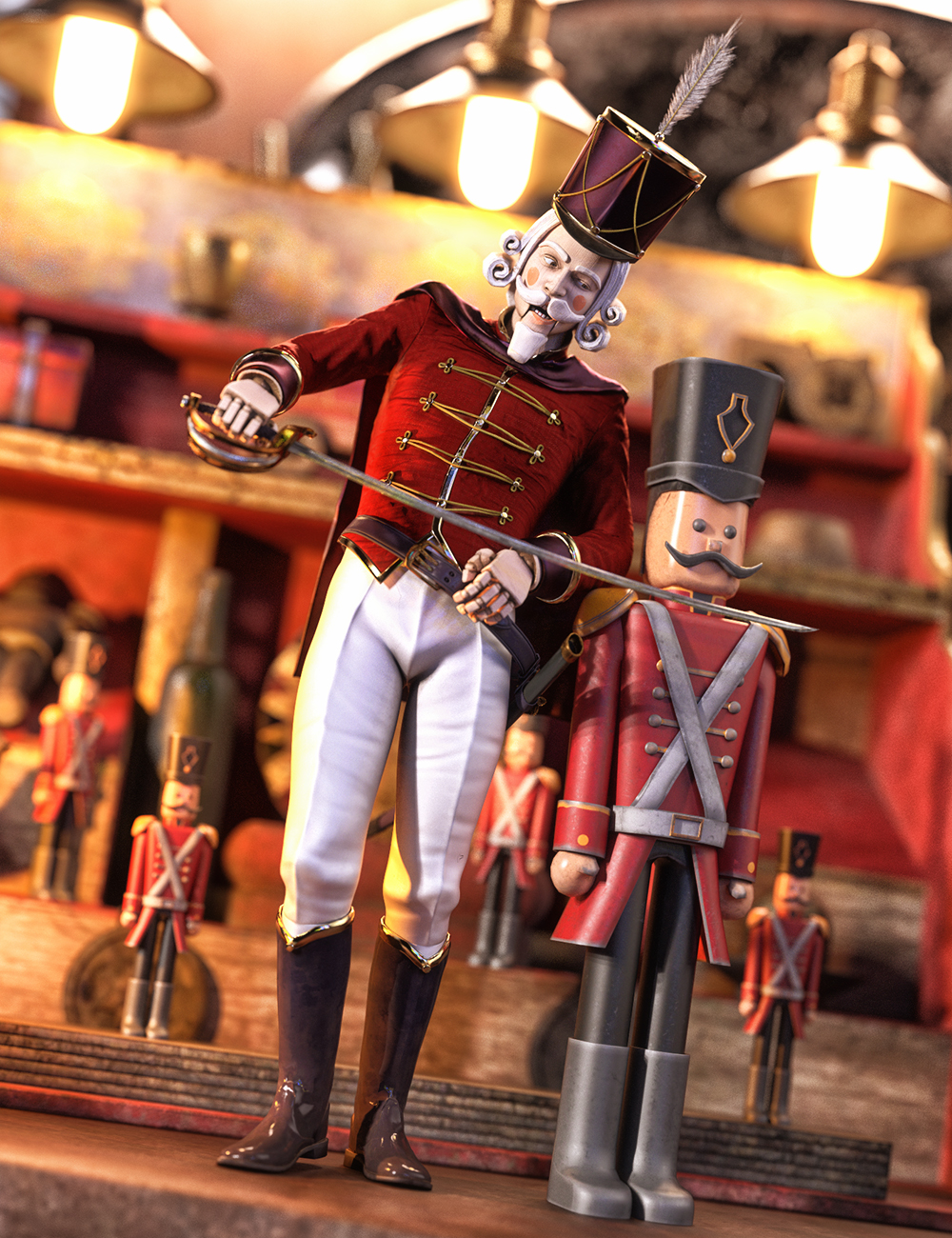 The Nutcracker Doll Bundle Daz 3D