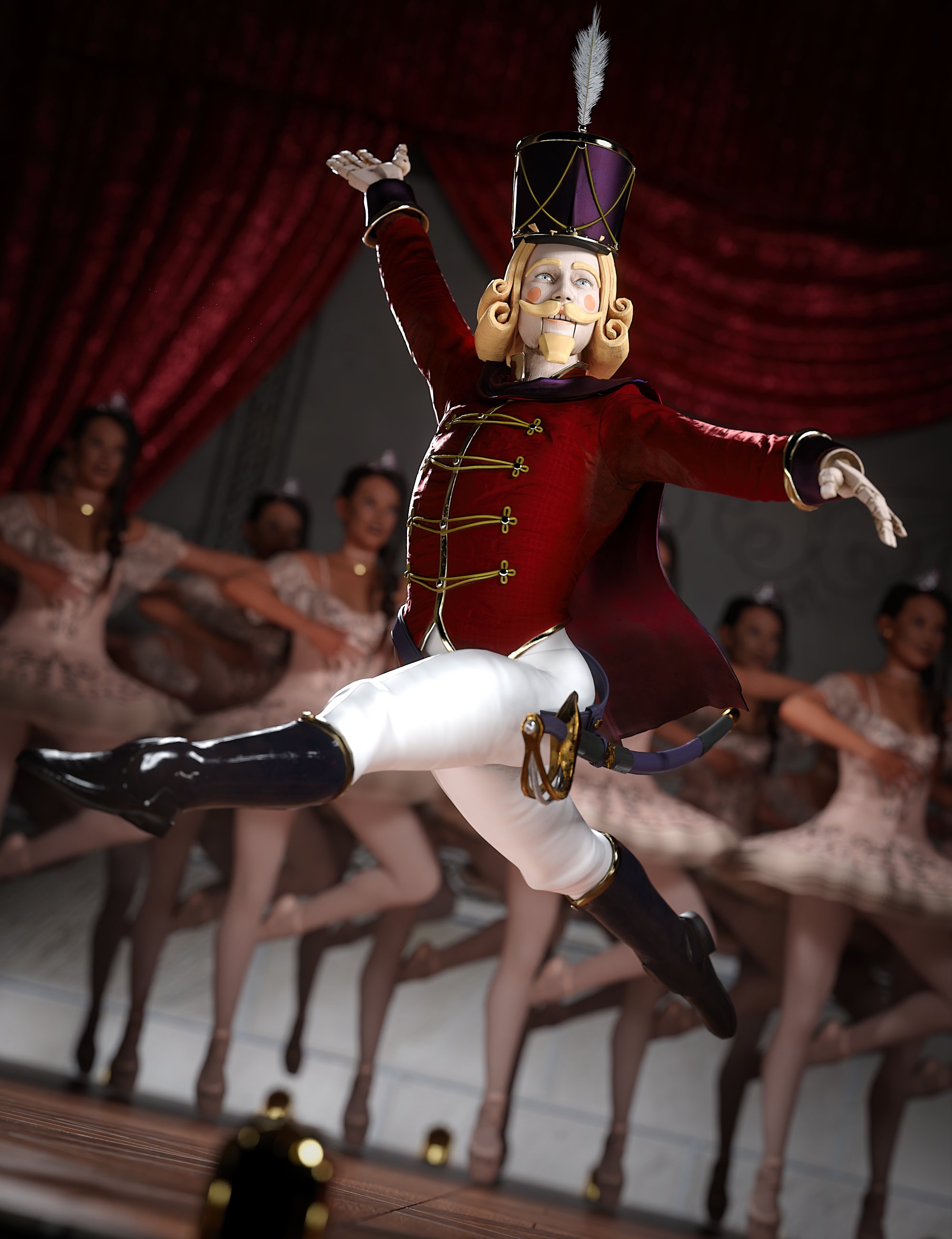 The Nutcracker Doll Bundle Daz 3D