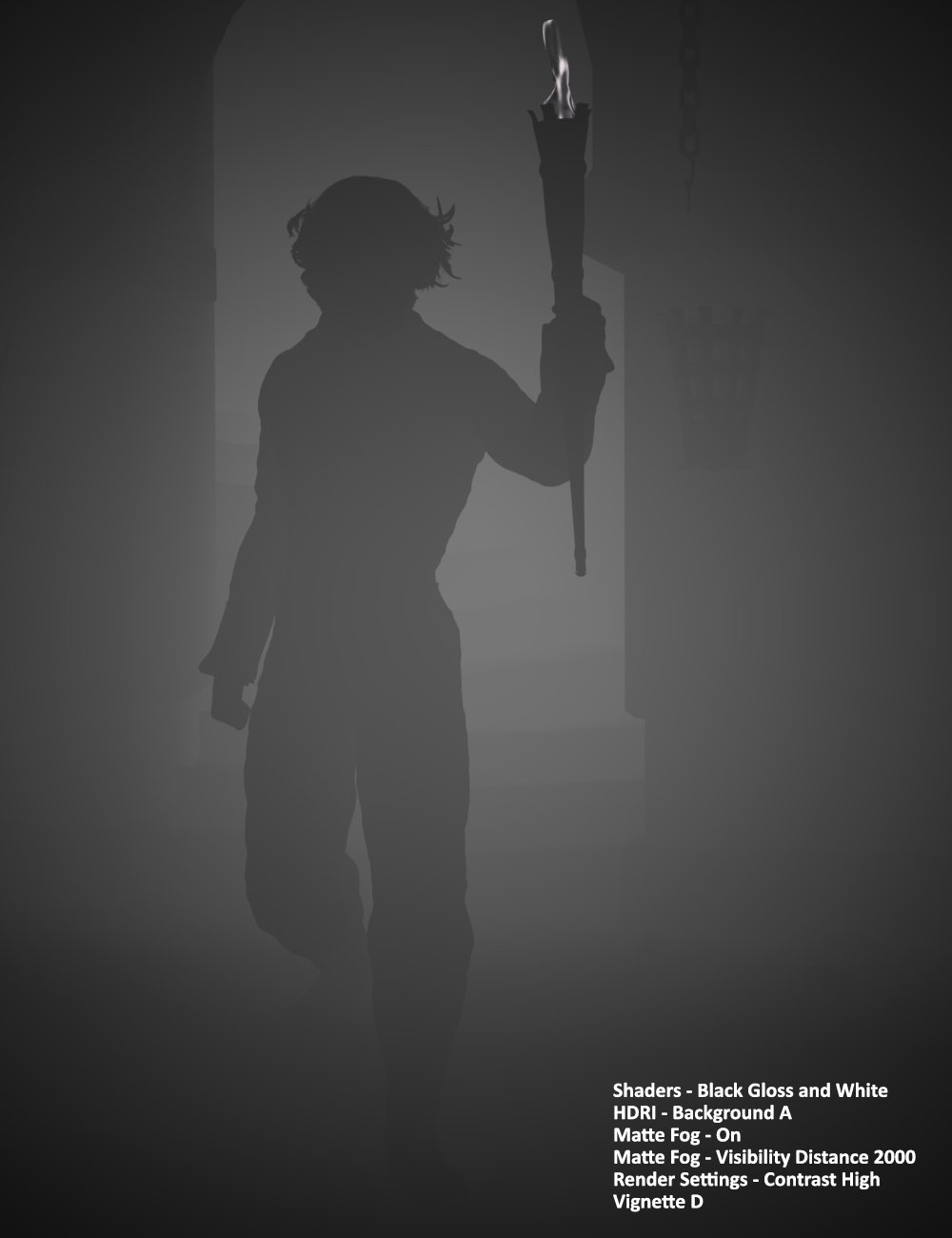 Easy Light and Render - Silhouettes Easy Light and Render - Silhouettes by: 3DivaLlynara, 3D Models by Daz 3D
