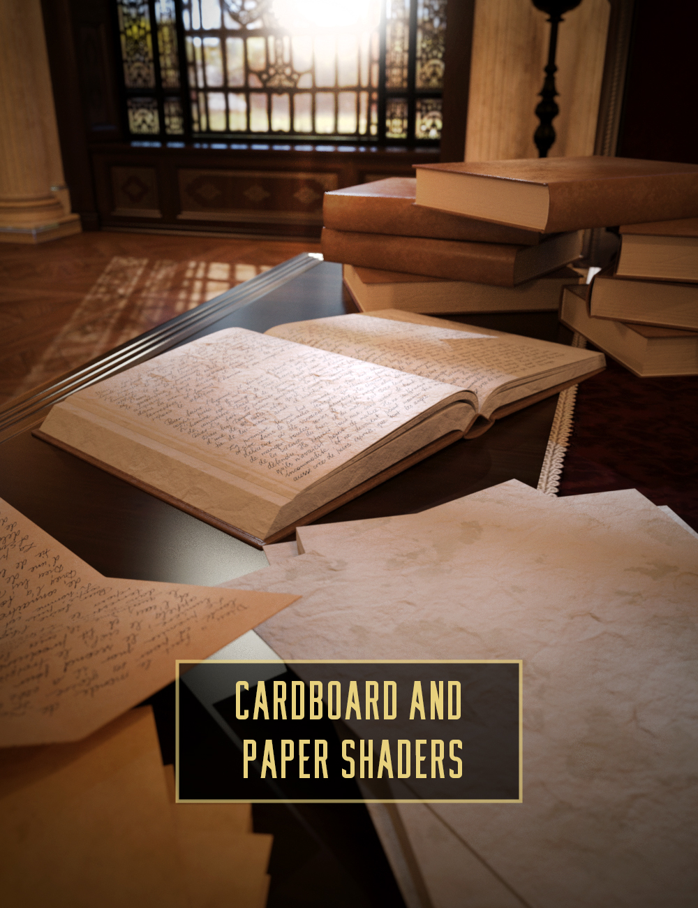 Cardboard And Paper Shaders by: Censored, 3D Models by Daz 3D