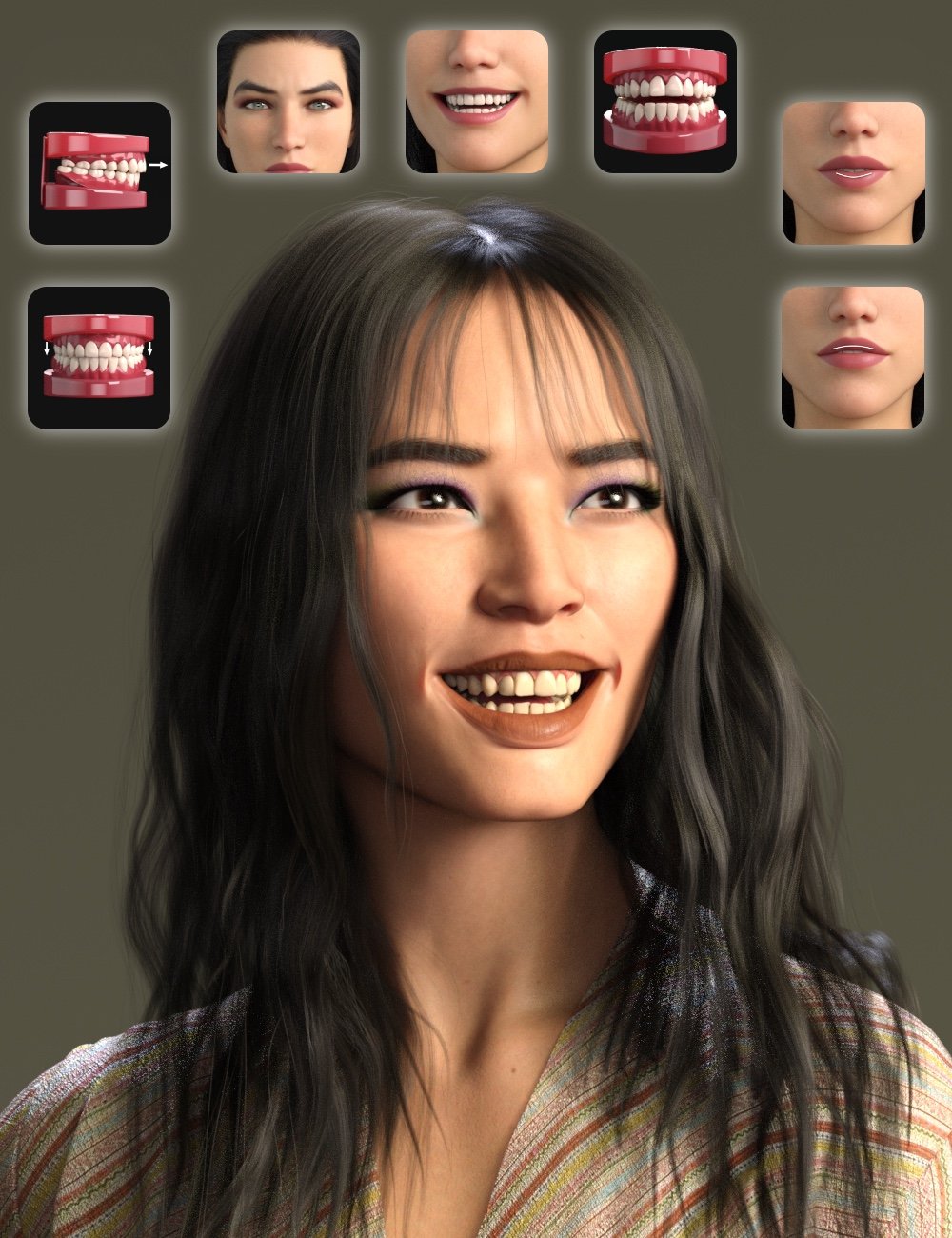 NG Build Your Own Smile for Genesis 8.1 Female by: NewGuy, 3D Models by Daz 3D