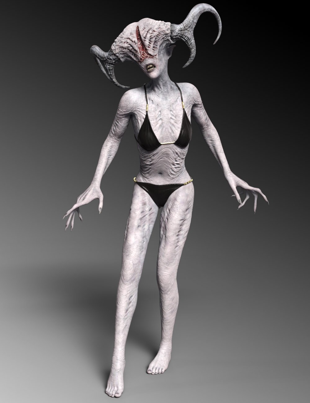 GP Nightmare Queen for Genesis 8 and 8.1 Females by: Groovy Patrol, 3D Models by Daz 3D