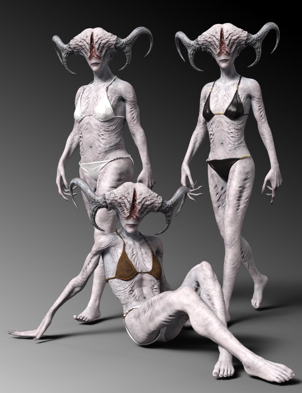 GP Nightmare Queen for Genesis 8 and 8.1 Females by: Groovy Patrol, 3D Models by Daz 3D