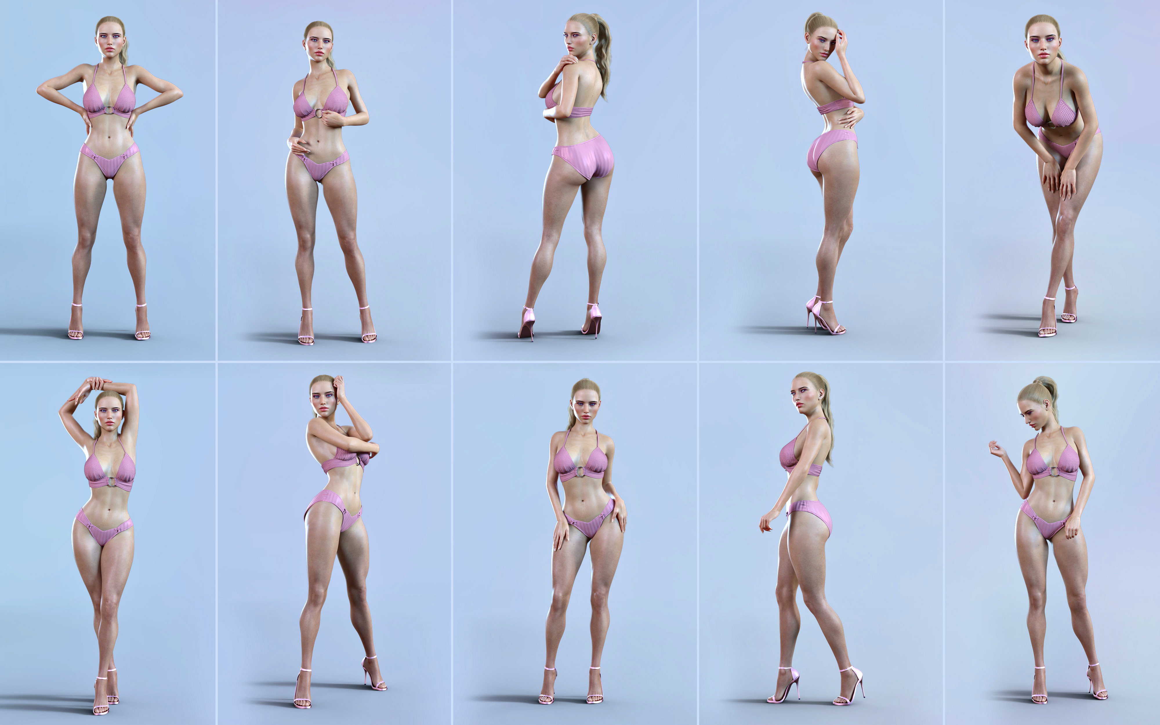 Z Babydoll Shape and Pose Mega Set by: Zeddicuss, 3D Models by Daz 3D
