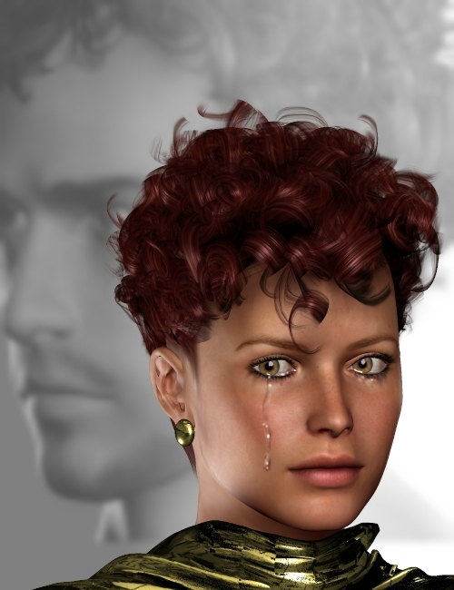 Digital Curlz Hairstyle by: Neftis3D, 3D Models by Daz 3D