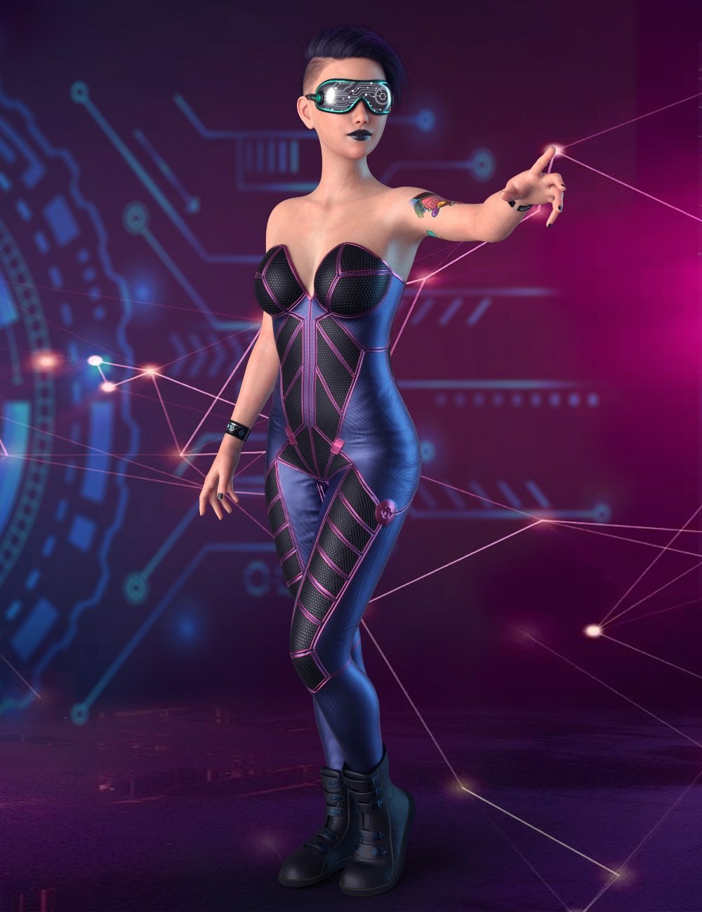 Meta Suit for Genesis 8 and 8.1 Females Meta Suit for Genesis 8 and 8.1 Females by: 3dLab, 3D Models by Daz 3D