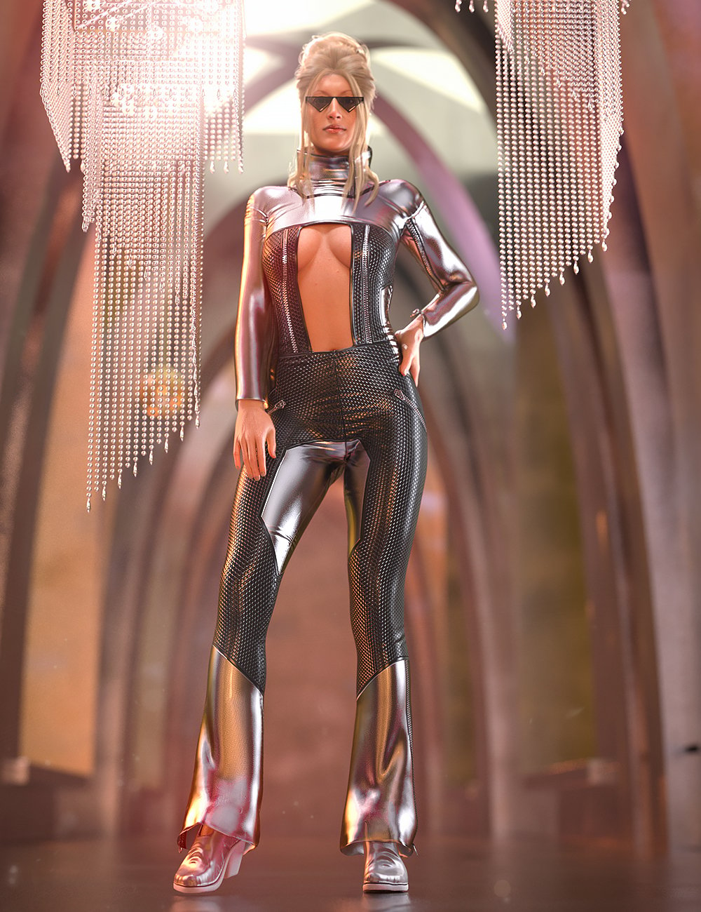 dForce Mina Outfit for Genesis 8 and 8.1 Females