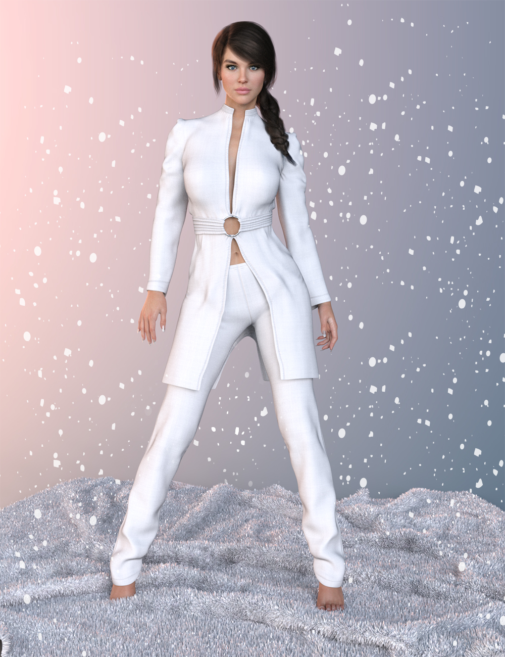 dForce X-Fashion Winter Style Outfit for Genesis 8 and 8.1 Females by: xtrart-3d, 3D Models by Daz 3D