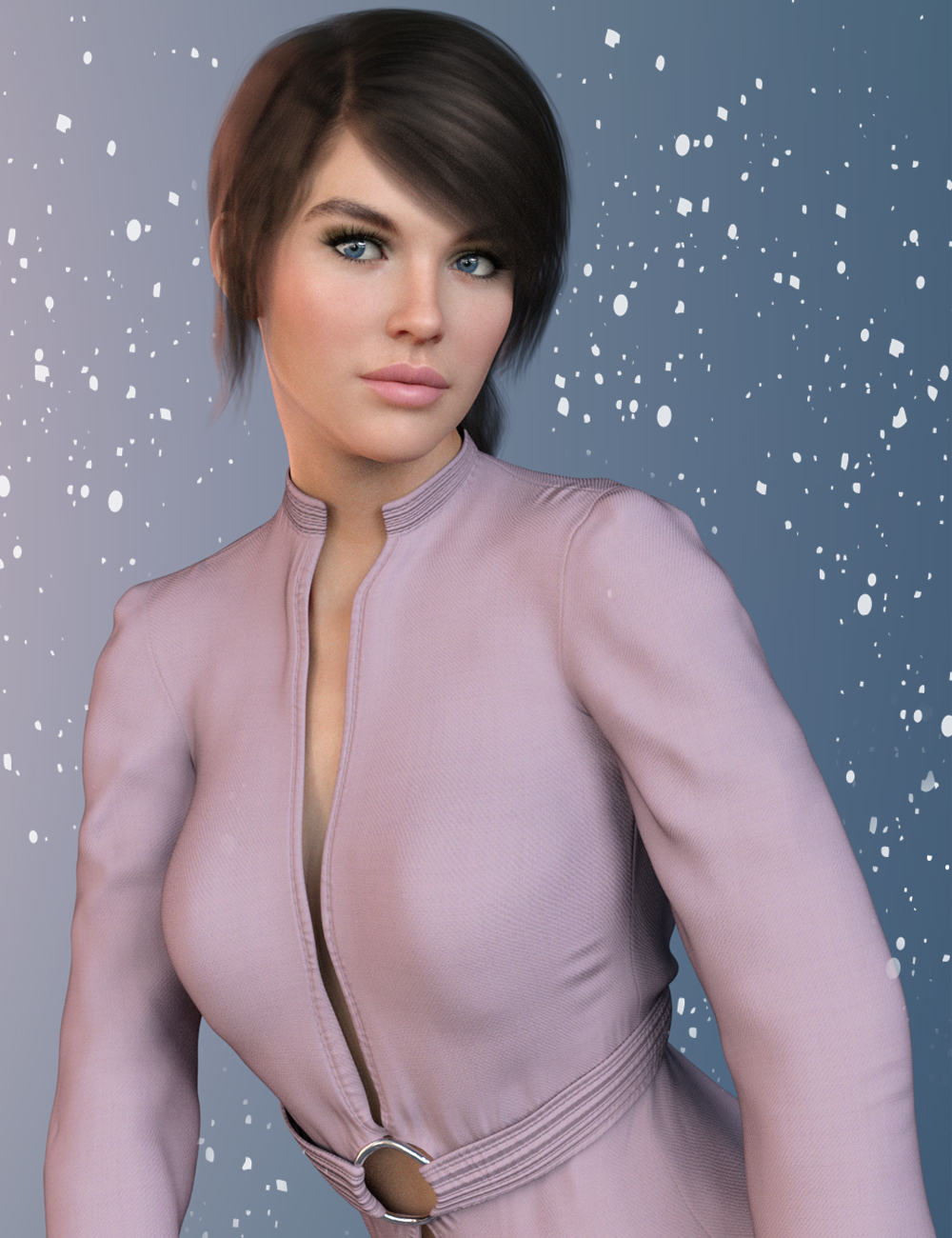 dForce X-Fashion Winter Style Outfit for Genesis 8 and 8.1 Females by: xtrart-3d, 3D Models by Daz 3D