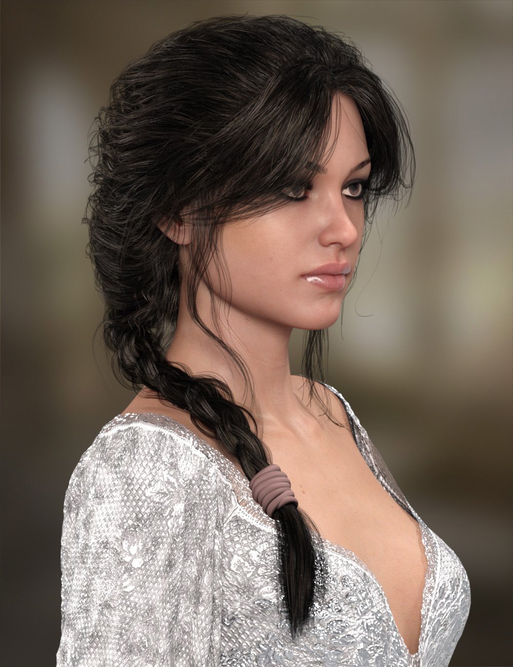 MRL Messy Hair Pack 1 For Genesis 8 and 8.1 Females by: Mihrelle, 3D Models by Daz 3D