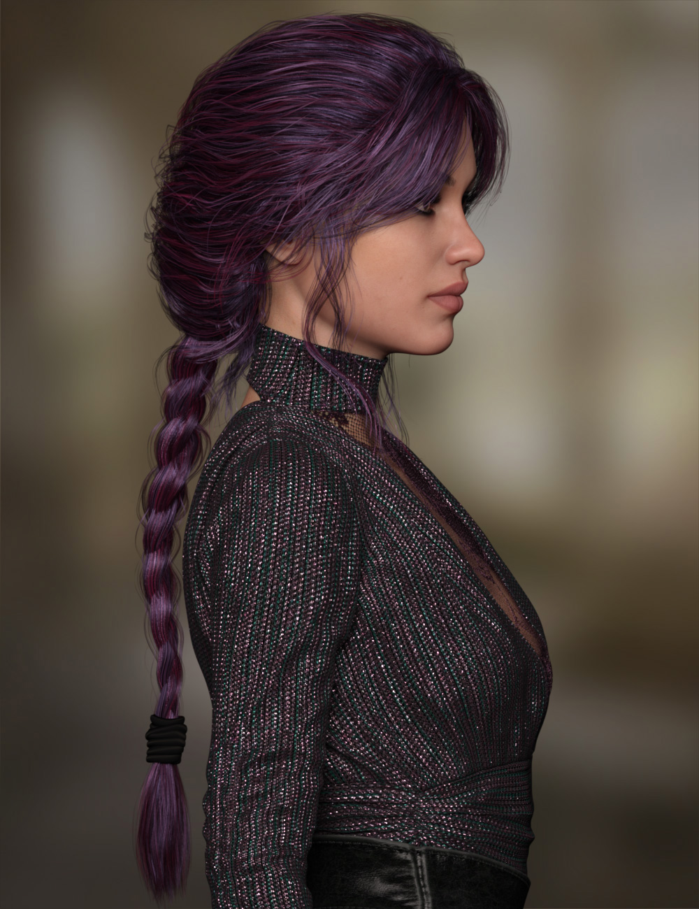 MRL Paintbox for Messy Hair for Genesis 8 and 8.1 Females by: Mihrelle, 3D Models by Daz 3D
