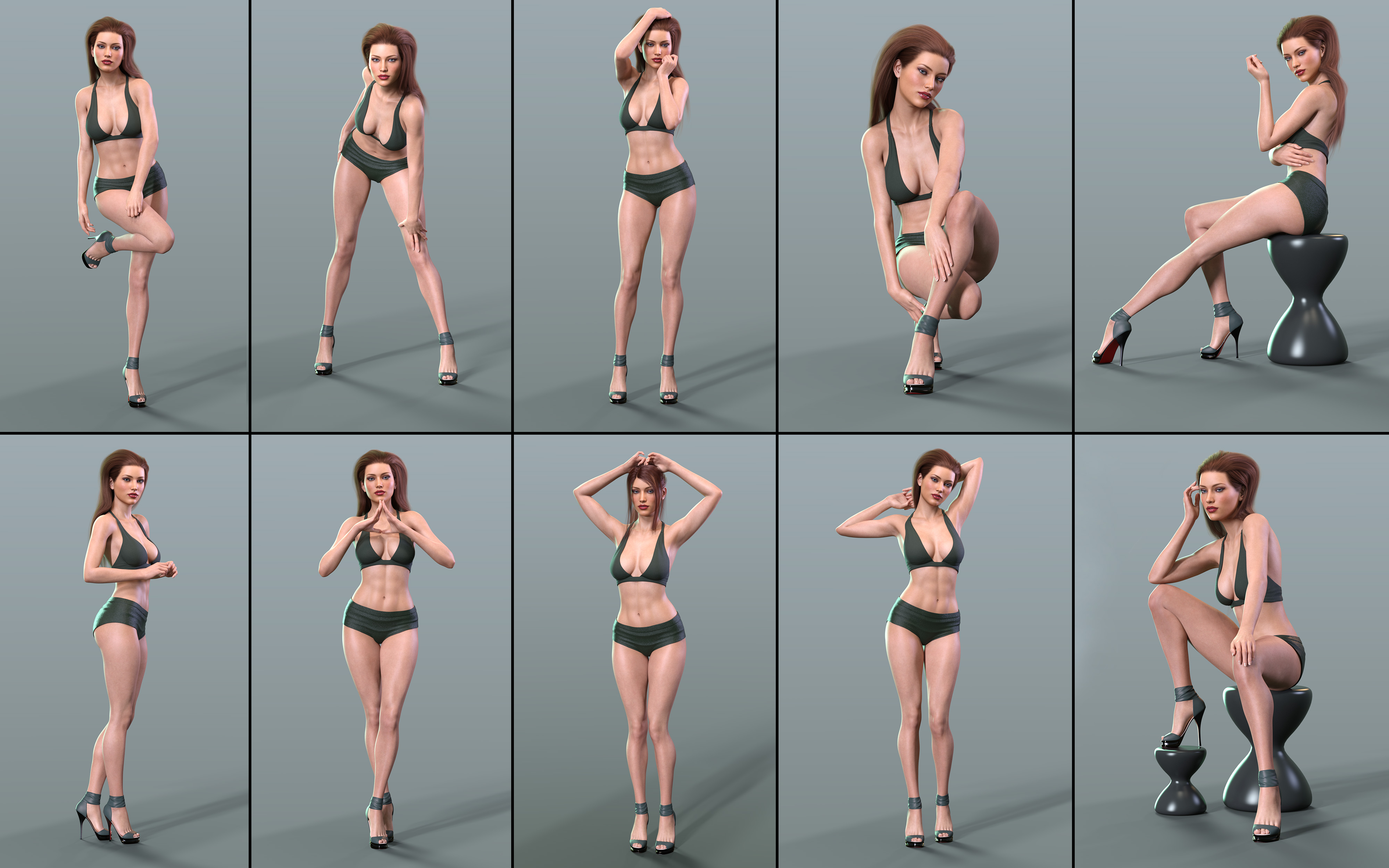 Z Delicate Beauty Shape and Pose Mega Set by: Zeddicuss, 3D Models by Daz 3D