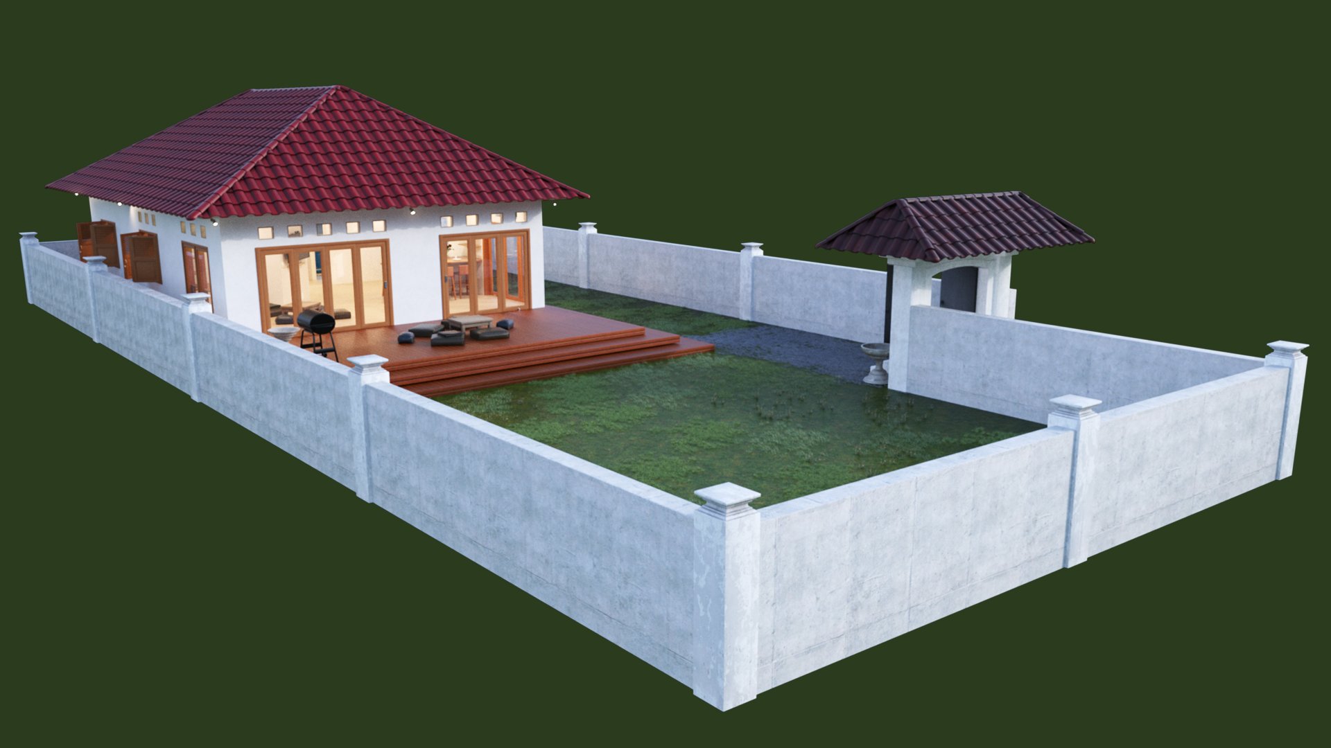 Modern Baloy House Modern Baloy House by: clacydarch3d, 3D Models by Daz 3D
