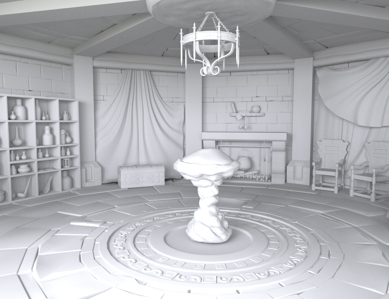 Wizard's Room by: Xivon, 3D Models by Daz 3D