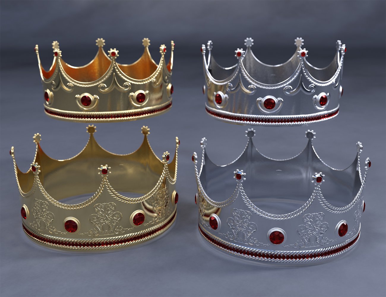 The Crown for Genesis 8 and 8.1 Females The Crown for Genesis 8 and 8.1 Females by: Nikisatez, 3D Models by Daz 3D