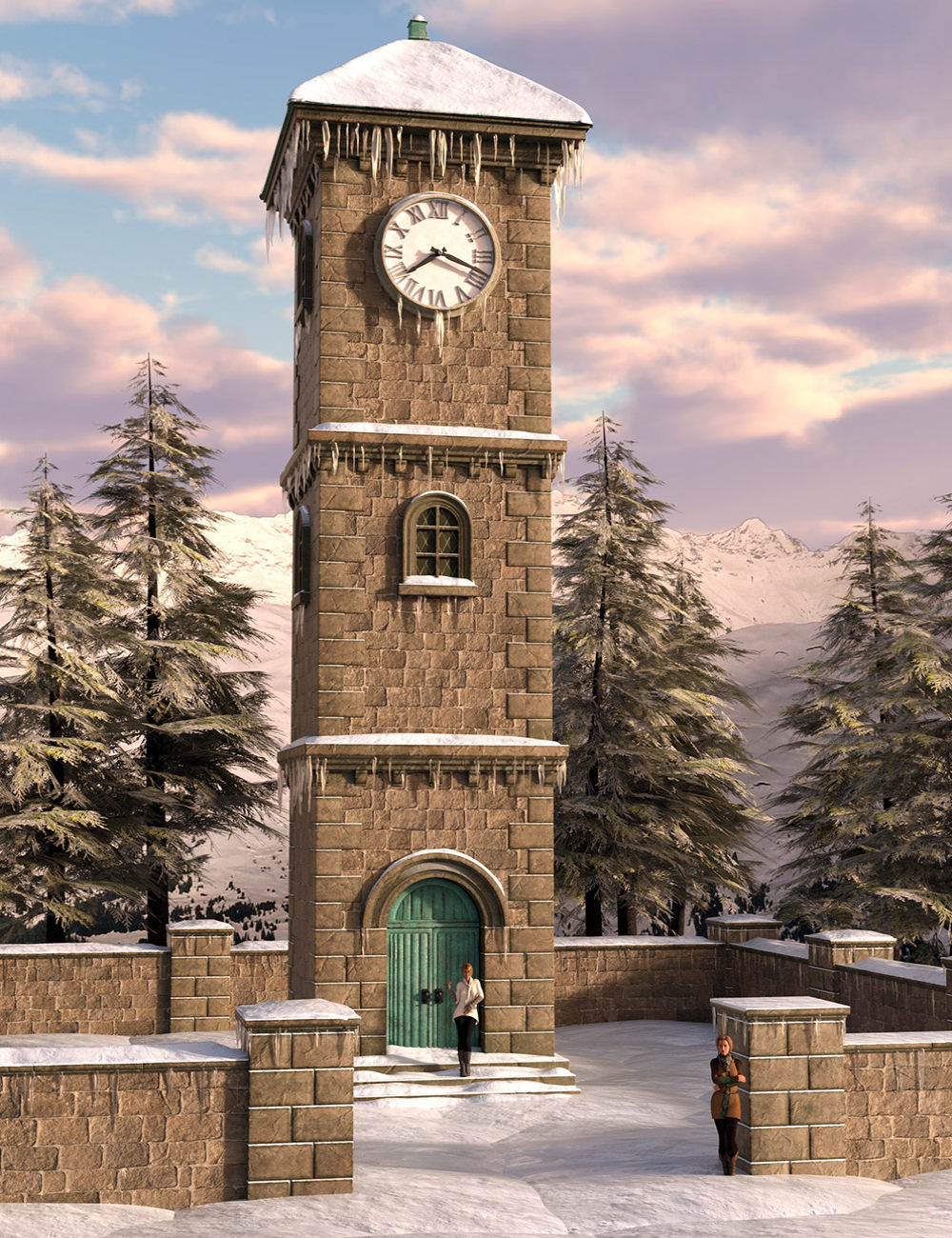 Orestes Winter Clock Tower
