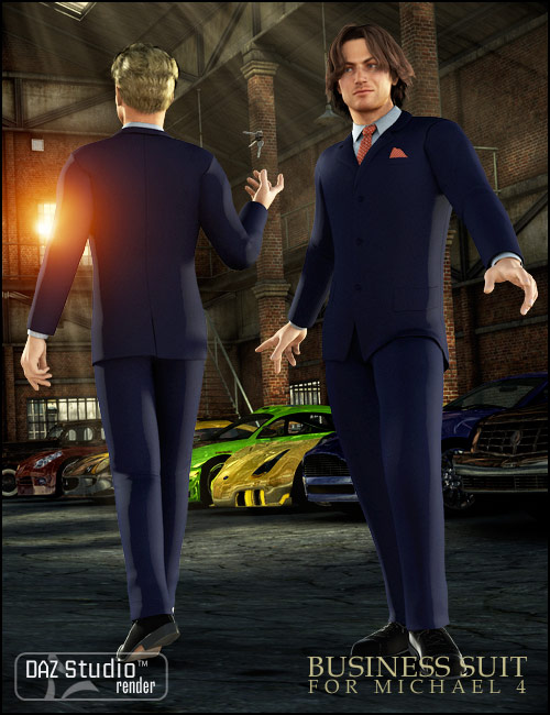 Michael 4 Business Suit by: DianePredatron, 3D Models by Daz 3D